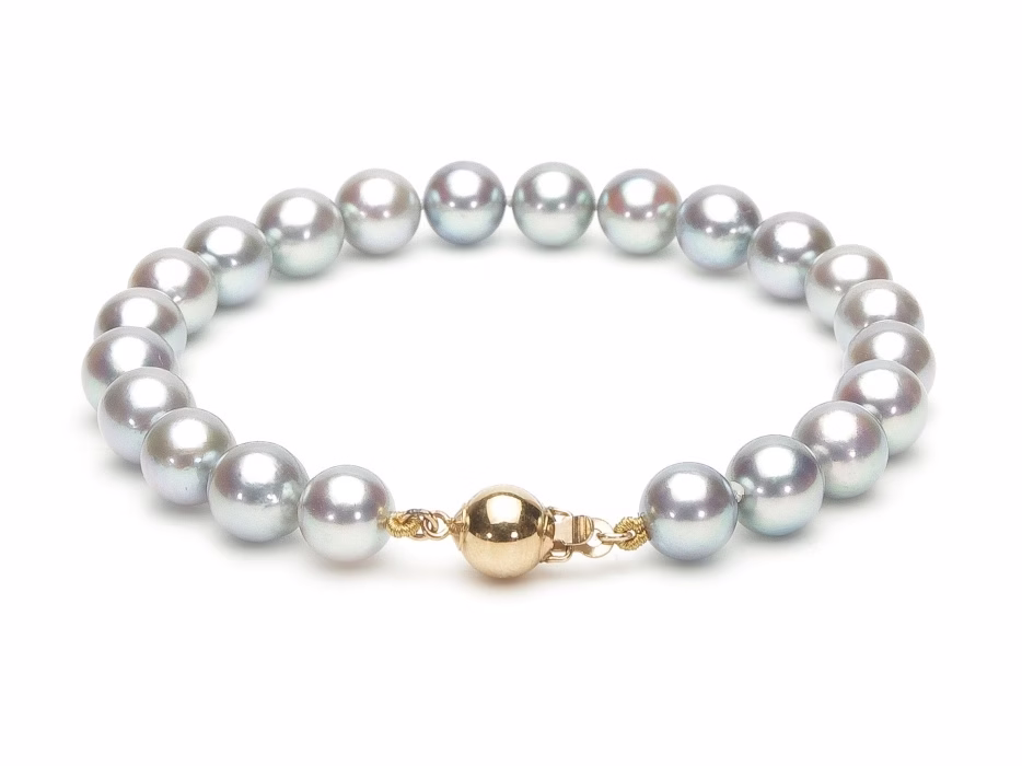 Komplet biżuterii z pereł SANBE-80S-BCYG14-CSS