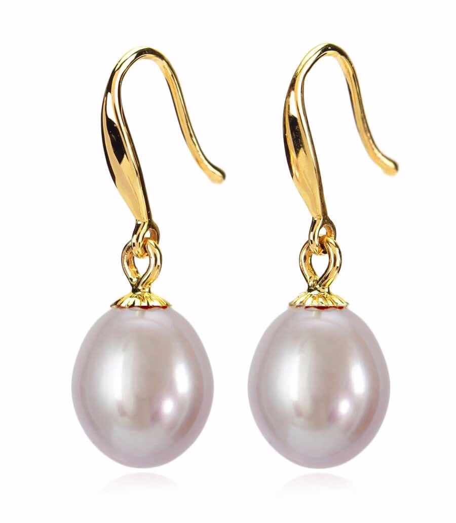 Kolczyki z perłami EF-80LDS-BYG14-CSEBS