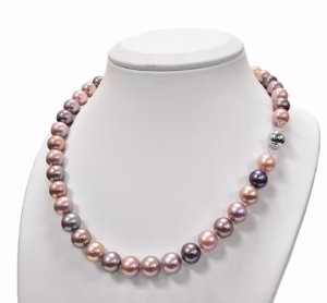 Naszyjnik z pereł NFE17-100M-BCSLV-CSNP